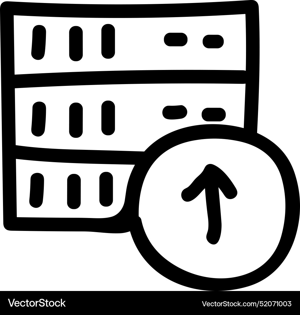 Upload outline icon symbol image Upload outline icon symbol image Vector Image