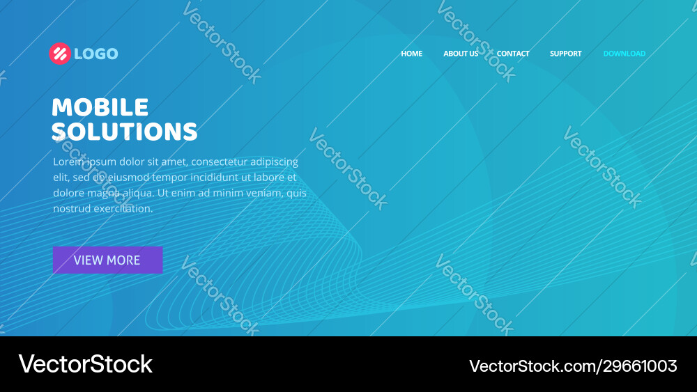 Website landing page layout design or web Website landing page layout design or web vector image