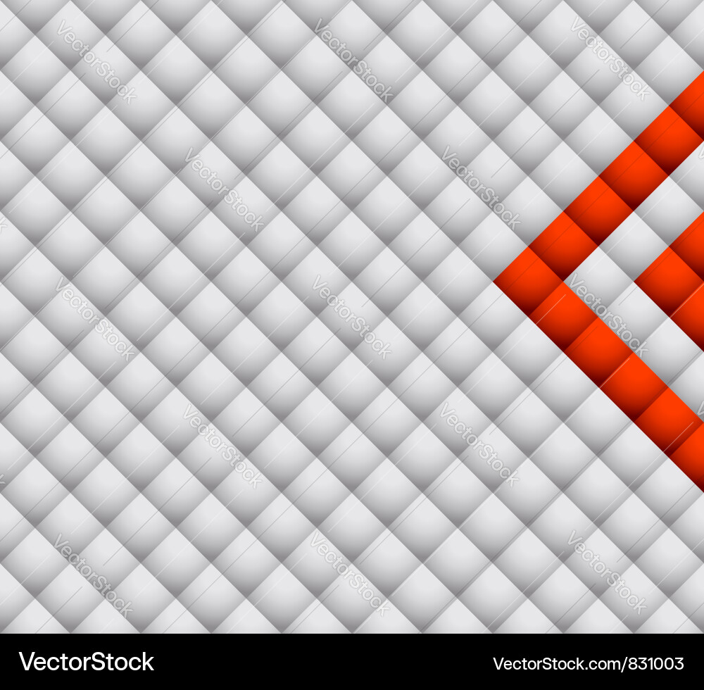 White Arrow Pattern vector image