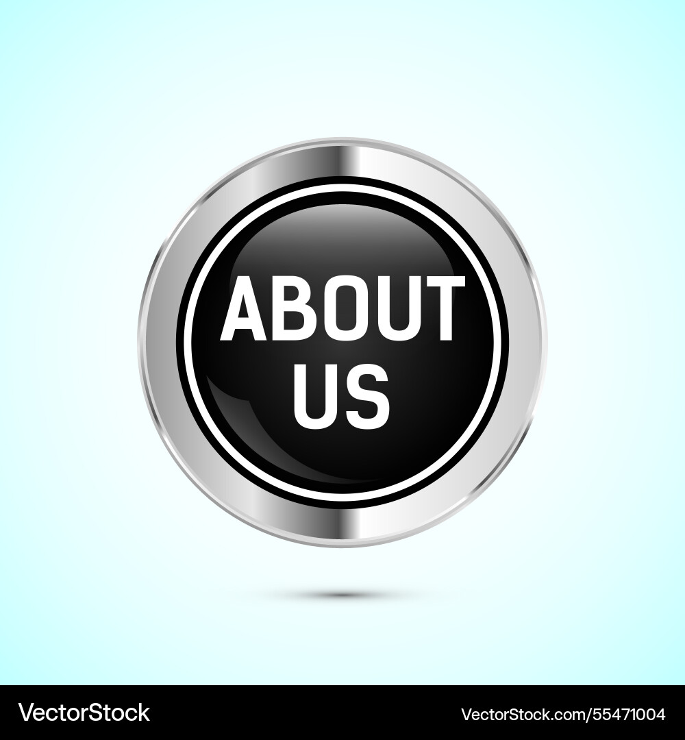 About us web button icon design About us web button icon design Vector Image