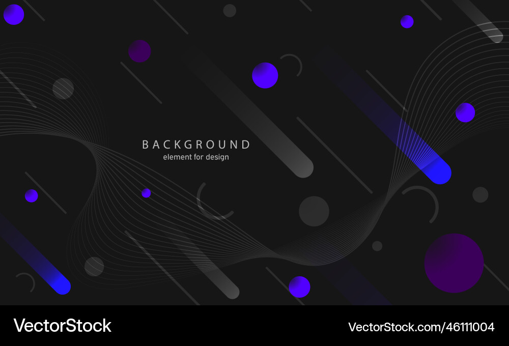 Abstract background wave element for design Vector Image