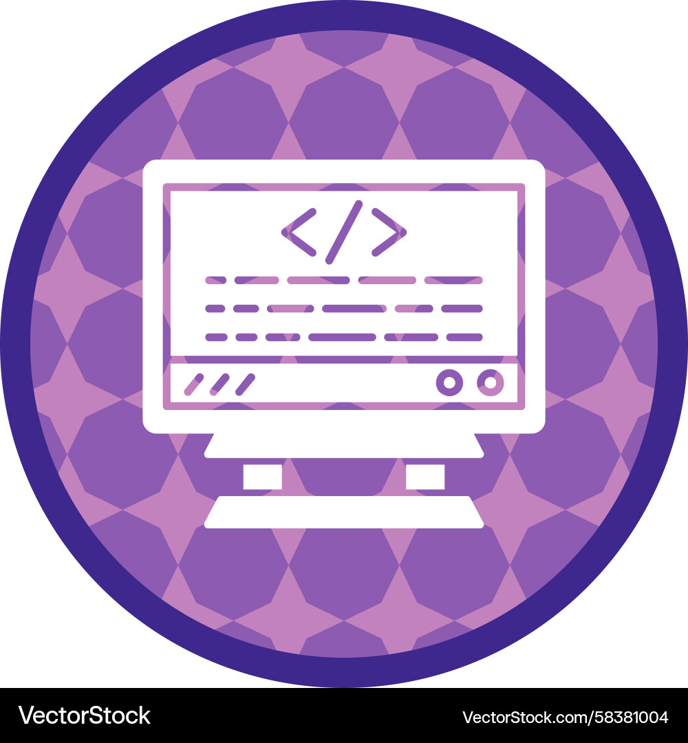 Code Icon - Programmierung Vektorbild