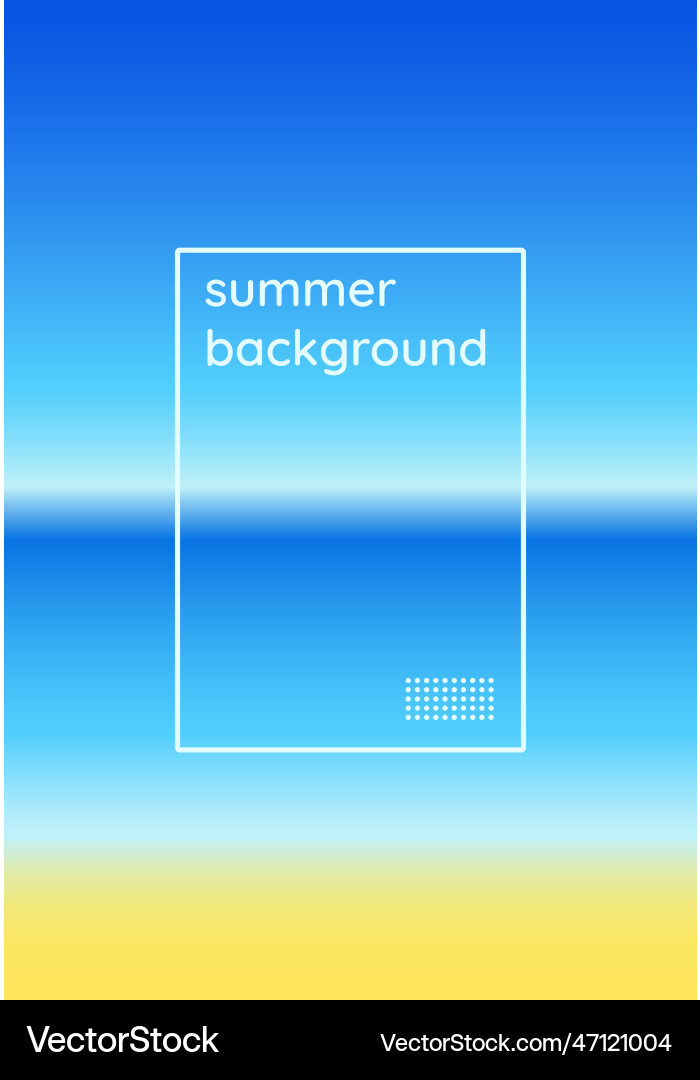 Cover design with gradient in summer colors Cover design with gradient in summer colors vector image
