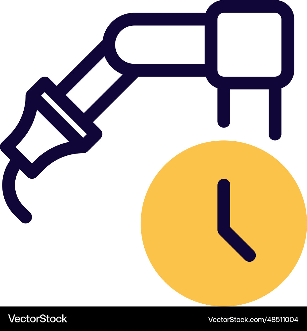 Faster device to handle repeated work quickly vector image