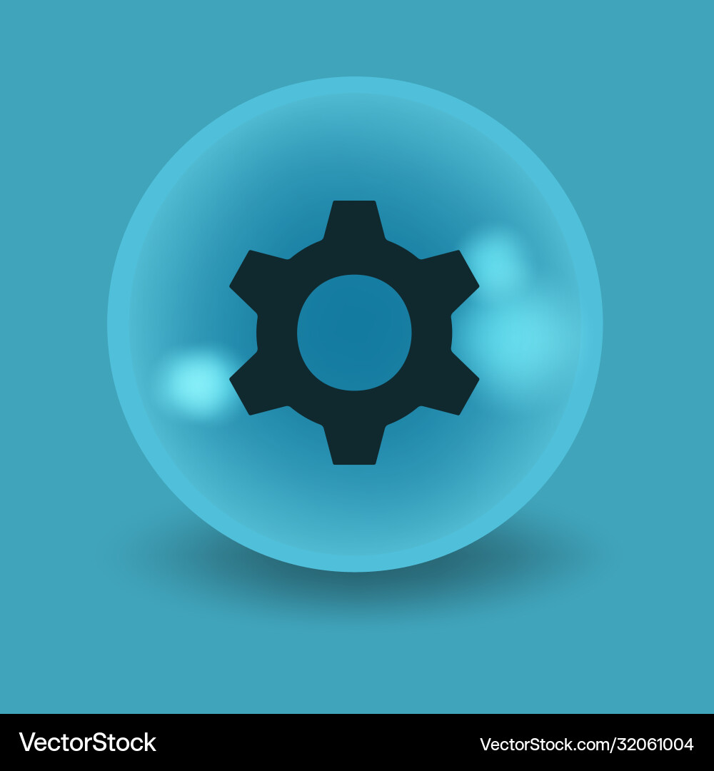 Flat modern design with shadow icon player vector image