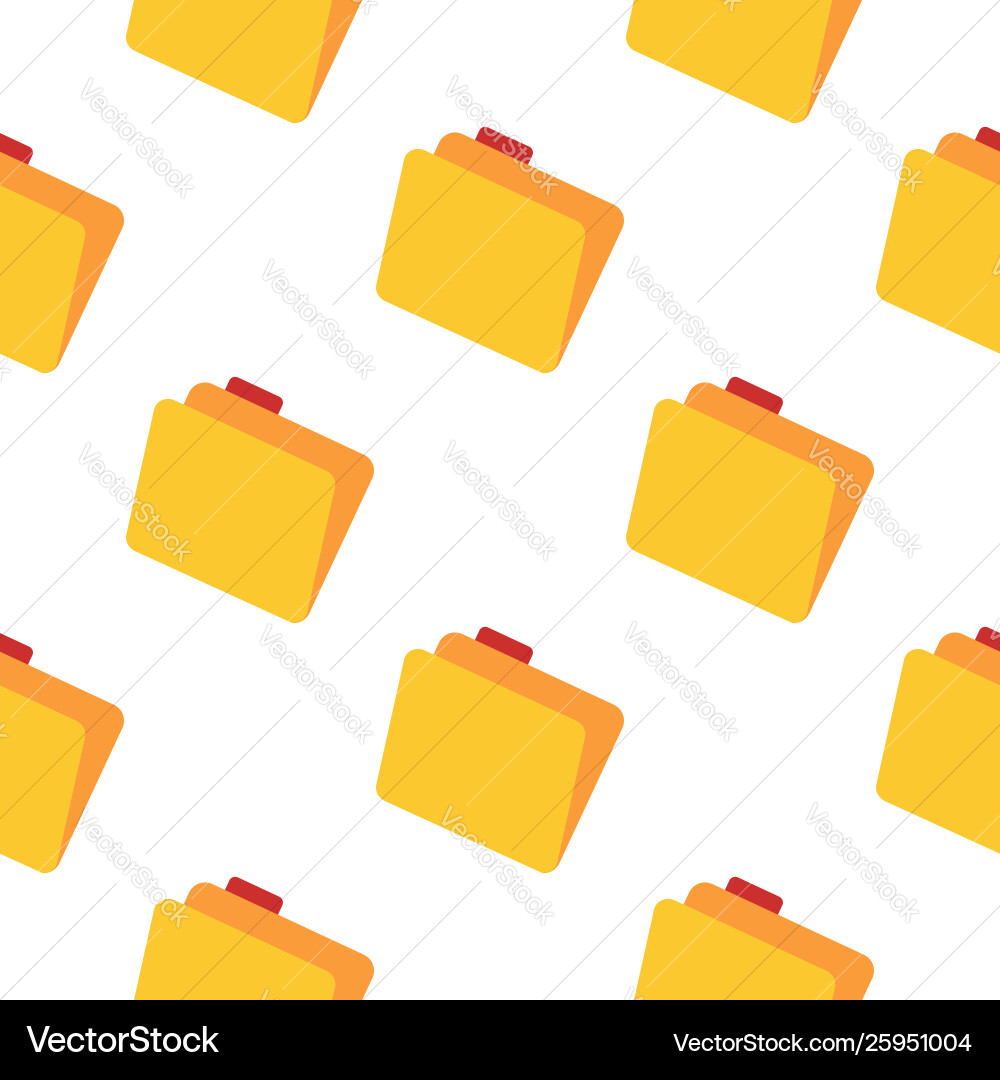 Folder symbol seamless pattern icon Folder symbol seamless pattern icon vector image