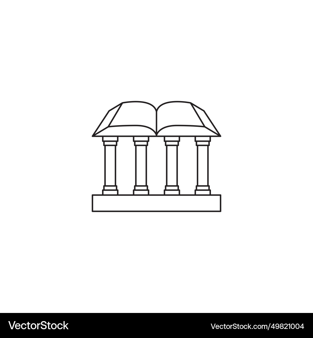 Gesetzbuch Symbol Logo Design Gesetzbuch Symbol Logo Design vektorbild