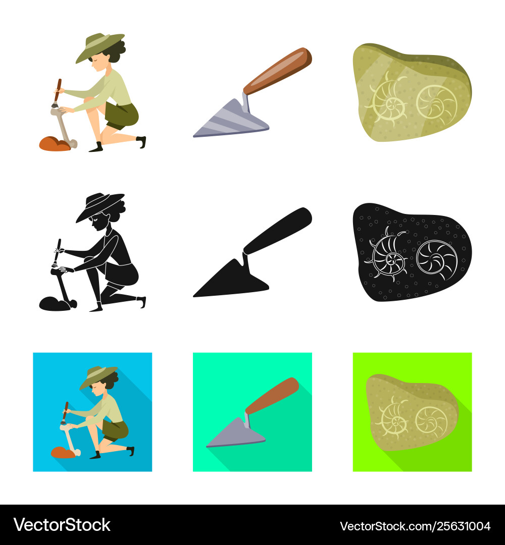 Isolated object story and items sign set Isolated object story and items sign set vector image