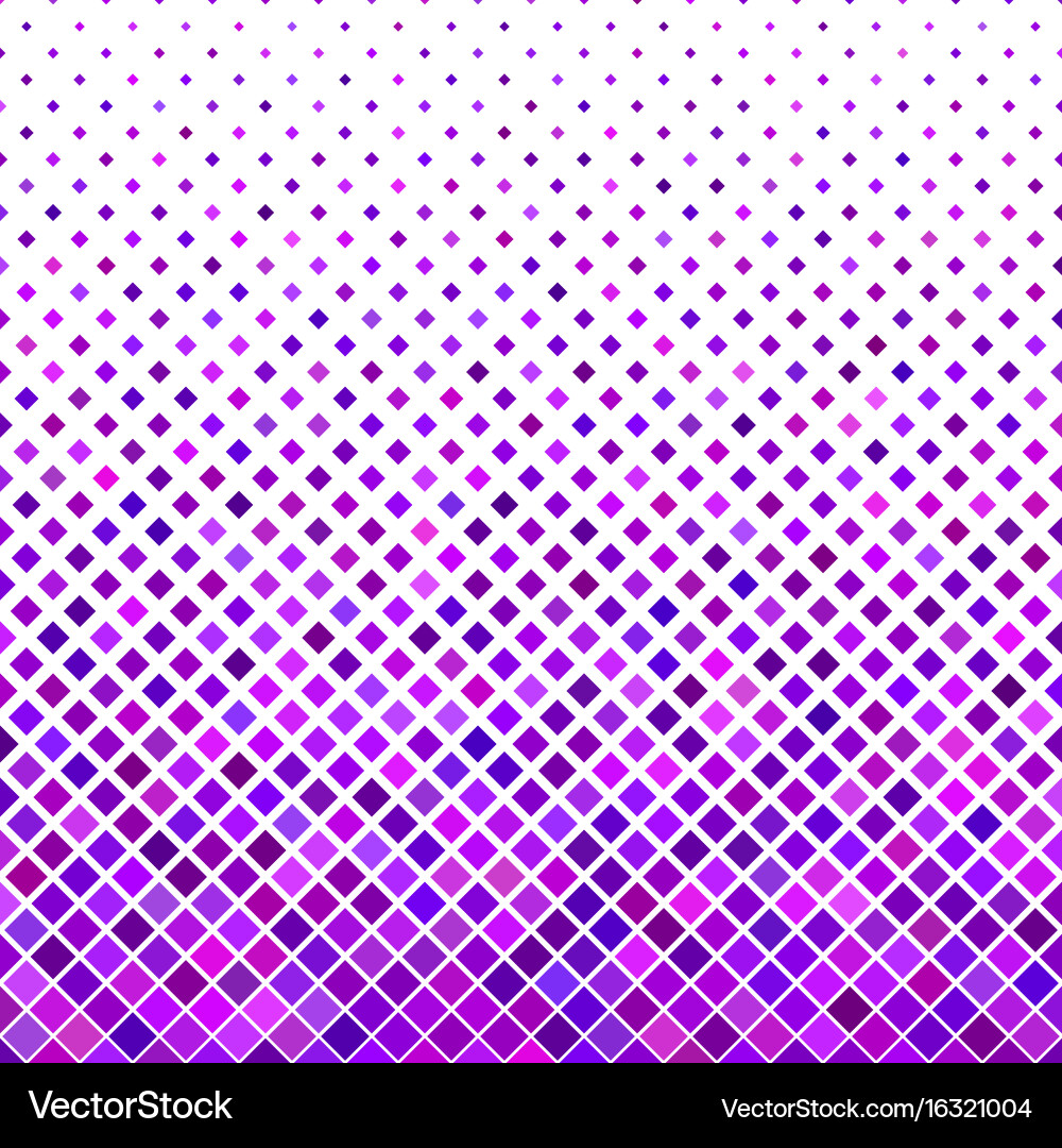 Purple diagonal square pattern background vector image