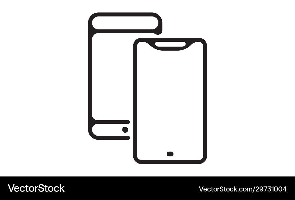 Smartphone-Ikone einfache flache Stock Smartphone-Ikone einfache flache Stock vektorbild