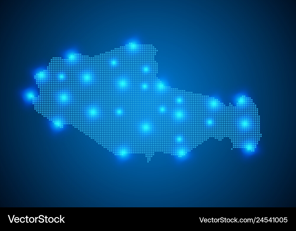 Abstract blue background with map internet line Abstract blue background with map internet line Vector Image