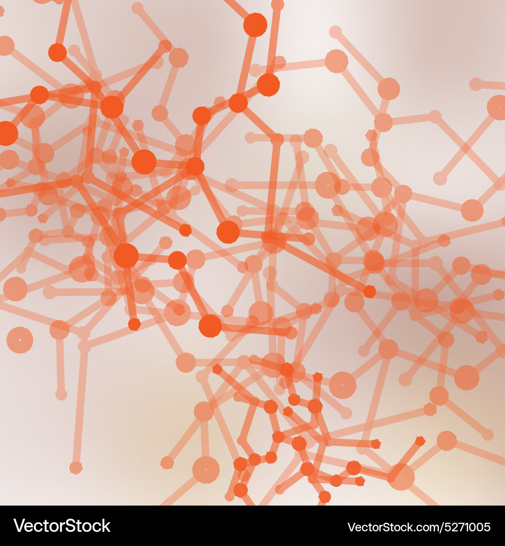 Abstract network on a light background vector image