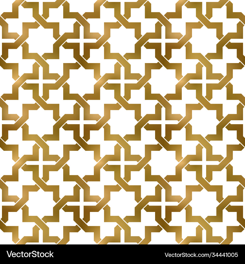 Abstract repeatable pattern background golden Abstract repeatable pattern background golden vector image