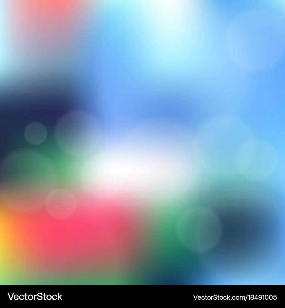 Blurred background with bokeh Vector Image