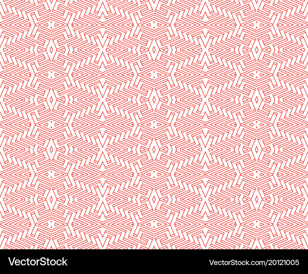 Retro Geometric Pattern Background Vector Image