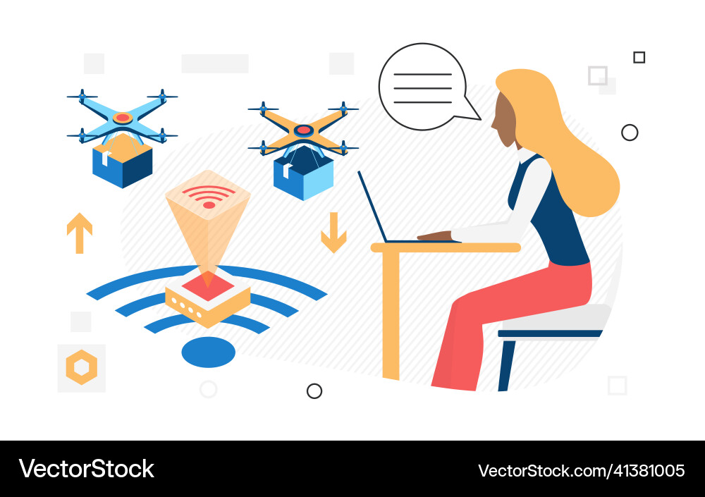 Technologies for delivery of goods sending orders vector image