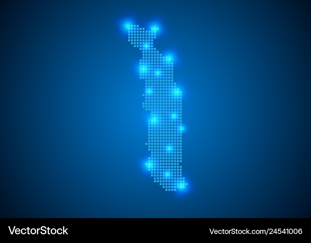 Abstract blue background with map internet line Abstract blue background with map internet line vector image