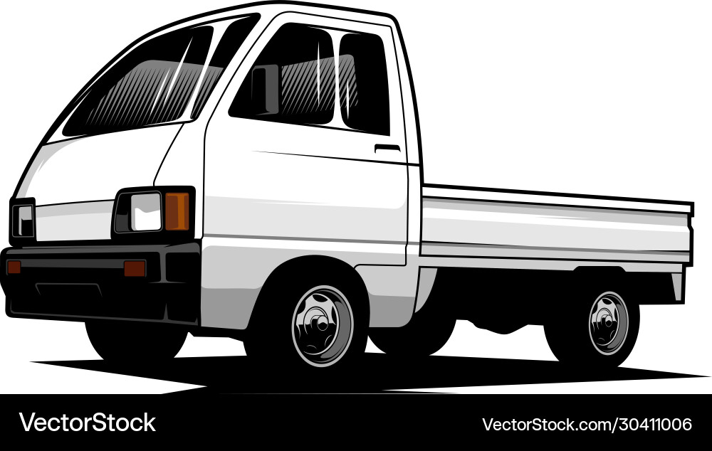 Cool Pickup Truck vector image