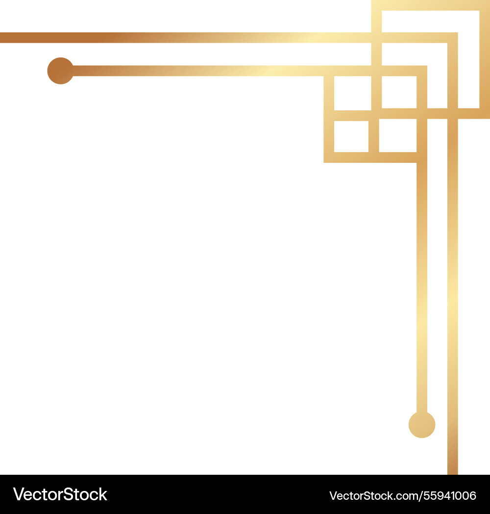 Golden lines and circles creating an elegant Golden lines and circles creating an elegant vector image