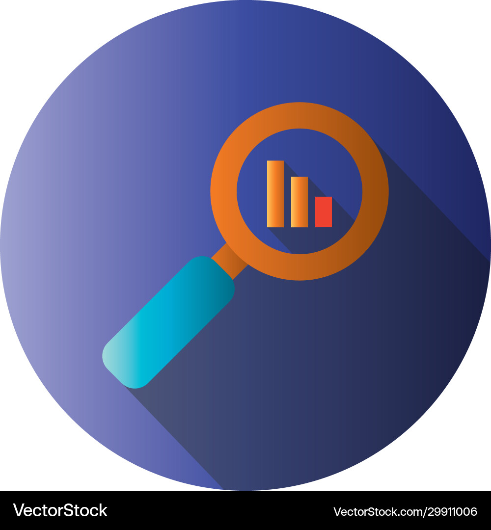 Isolierter Workflow im Lupe Block Gradientenstil Isolierter Workflow im Lupe Block Gradientenstil vektorbild