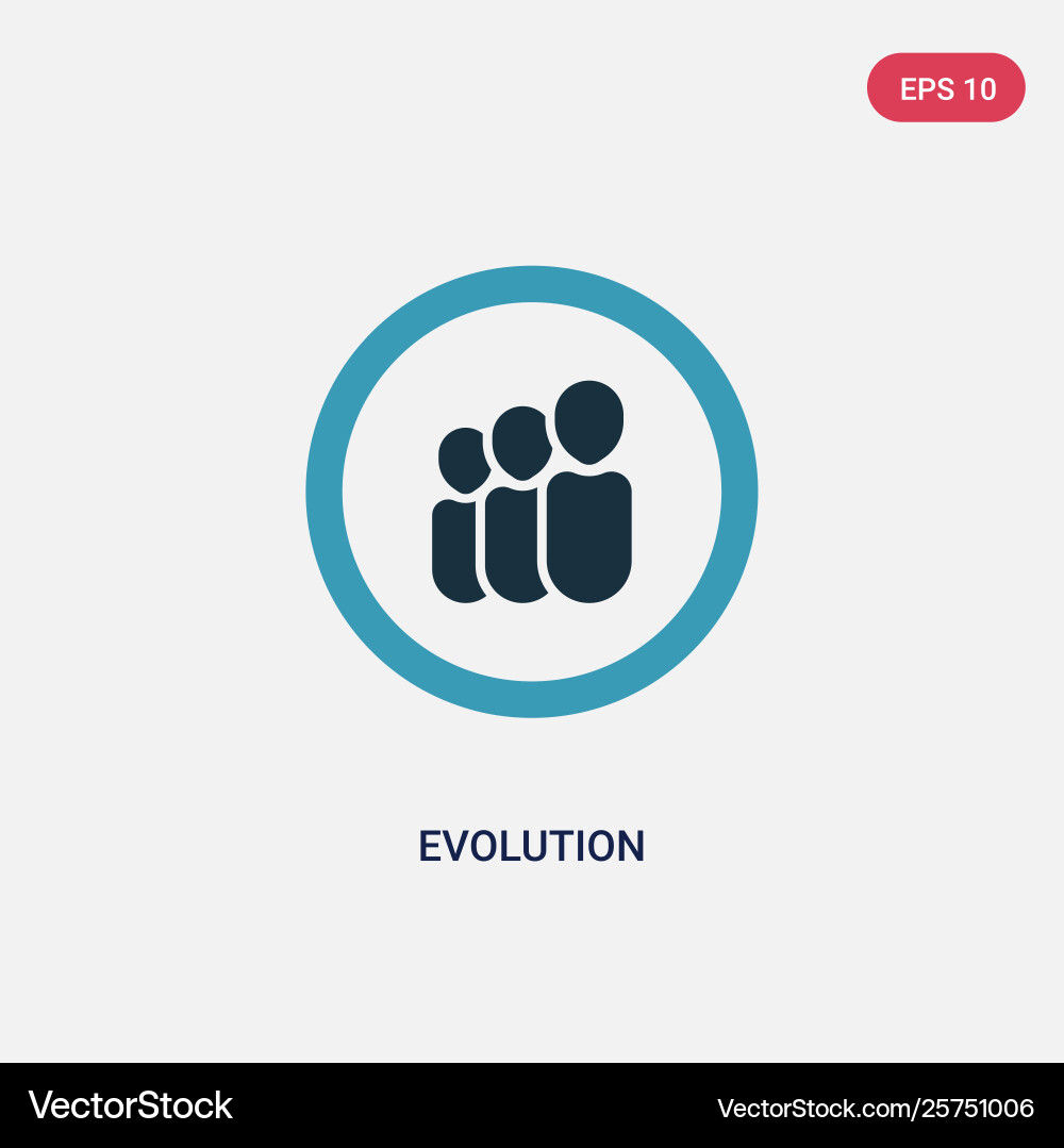 Two color evolution icon from user interface Two color evolution icon from user interface vector image