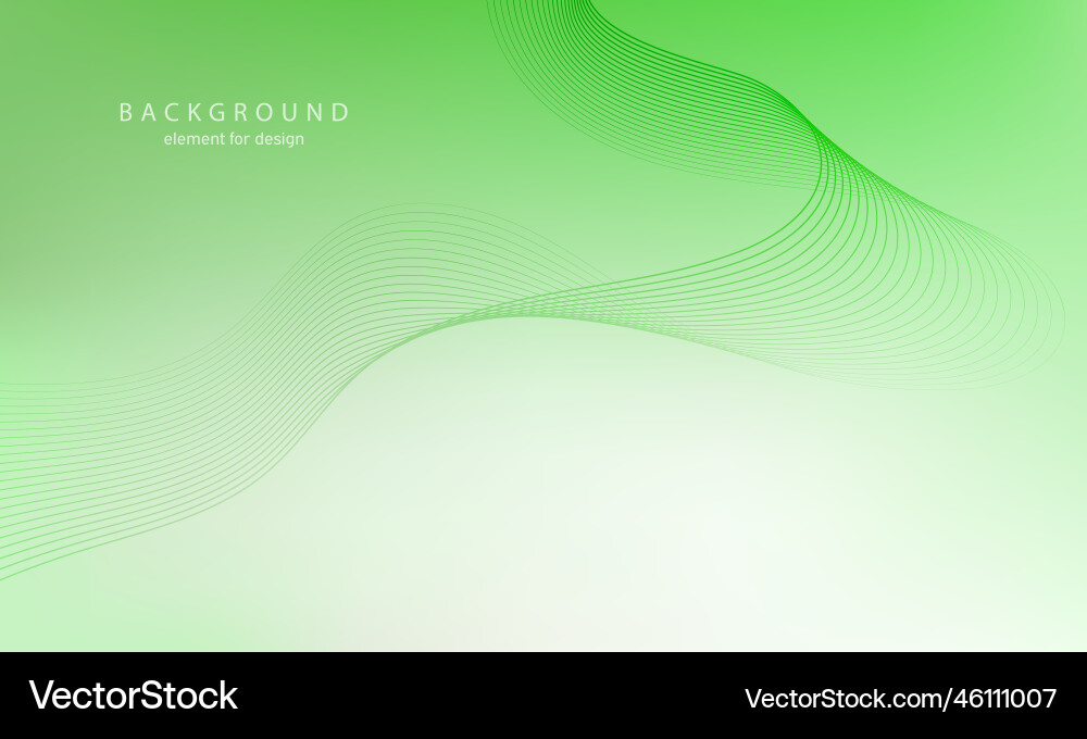 Abstract gradient background wave element Abstract gradient background wave element vector image