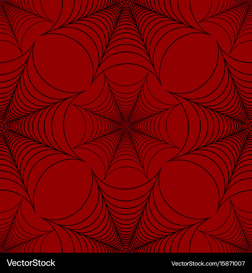 Intricate Spiderweb Pattern vector image