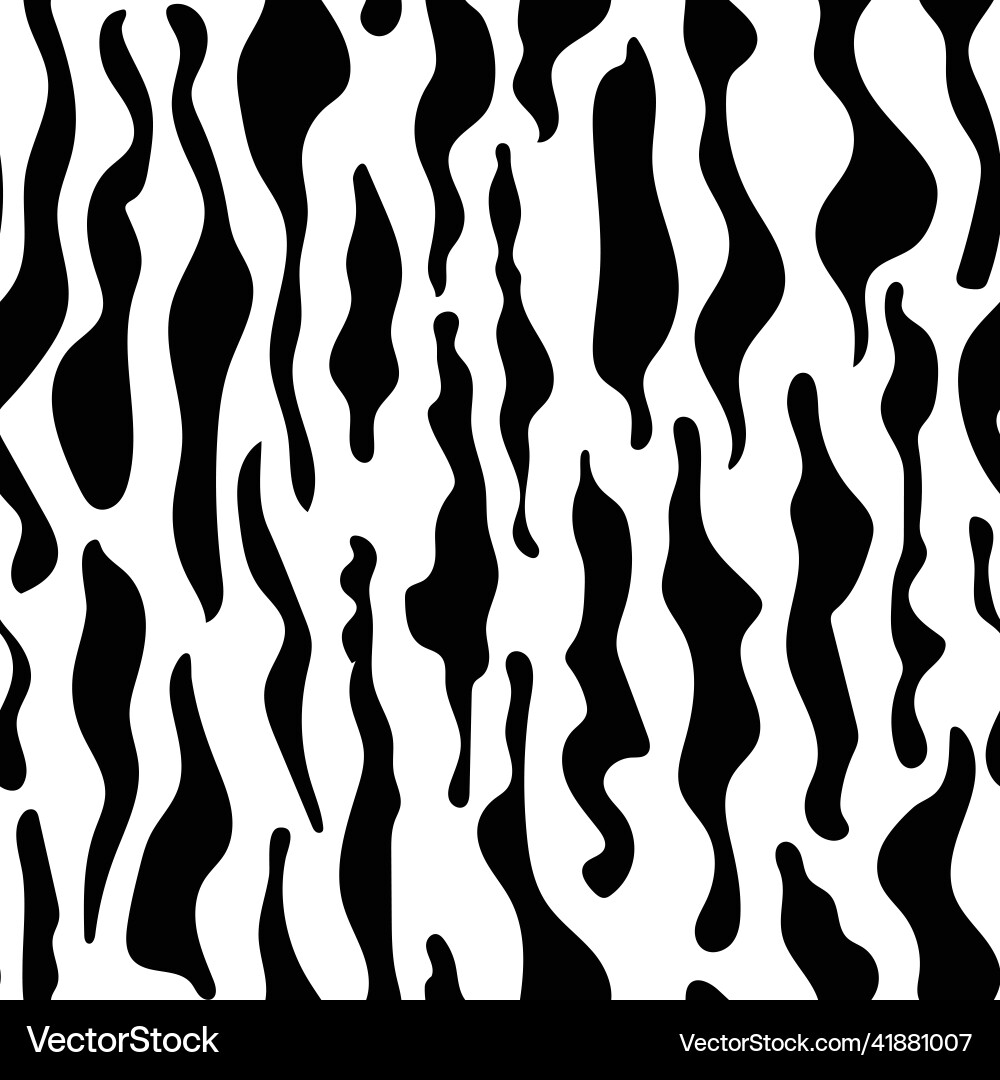 Seamless abstract monochrome pattern black Seamless abstract monochrome pattern black vector image
