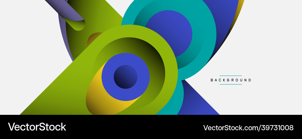 Abstract background minimal geometric circles Abstract background minimal geometric circles Vector Image