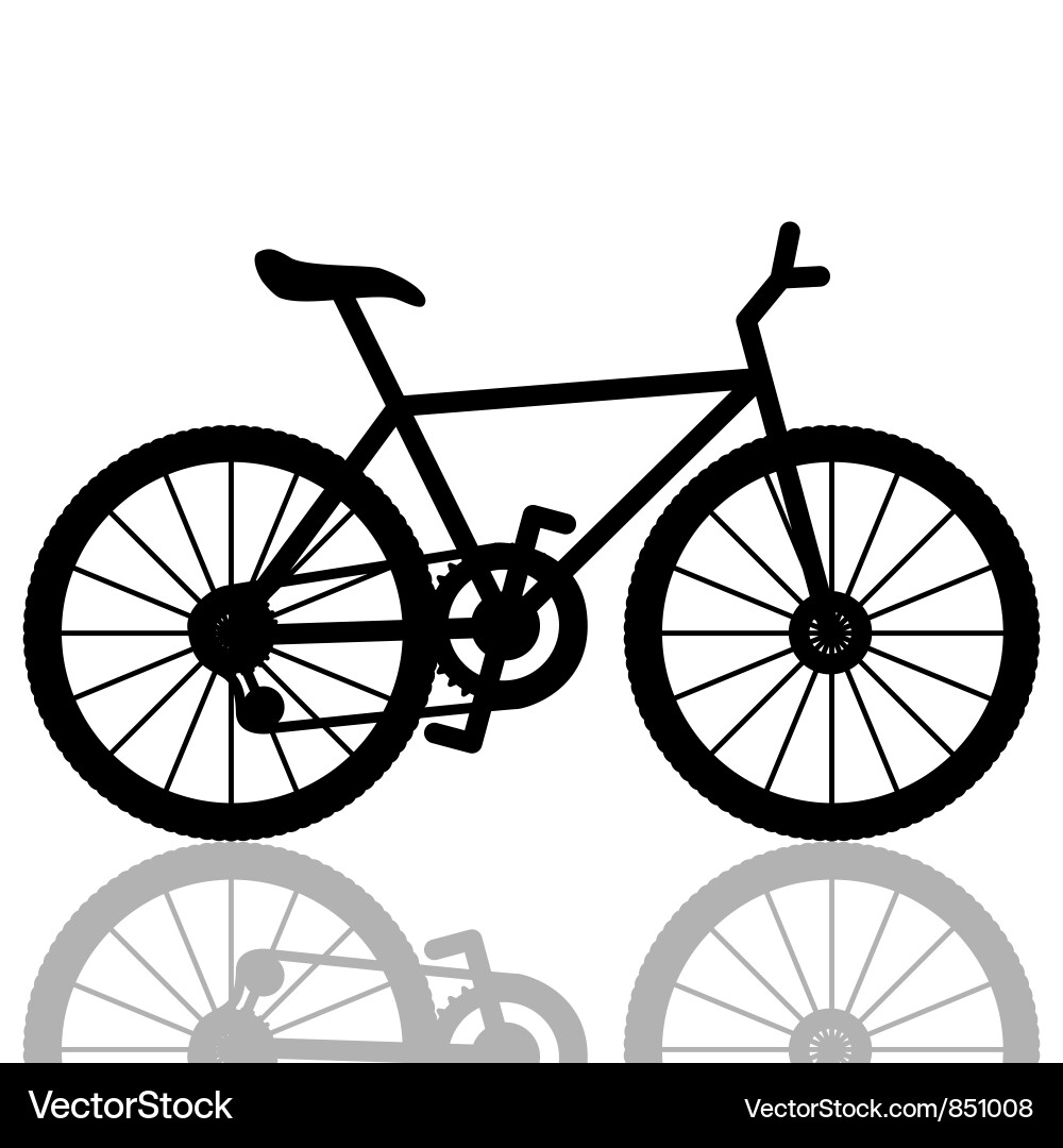 Bicycle Silhouette vector image