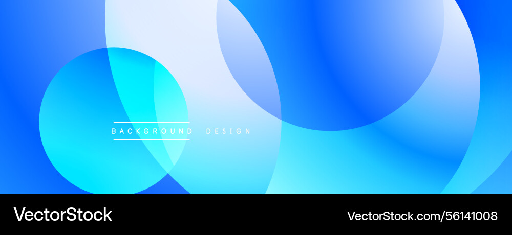 Blue abstract background overlapping circles Blue abstract background overlapping circles Vector Image