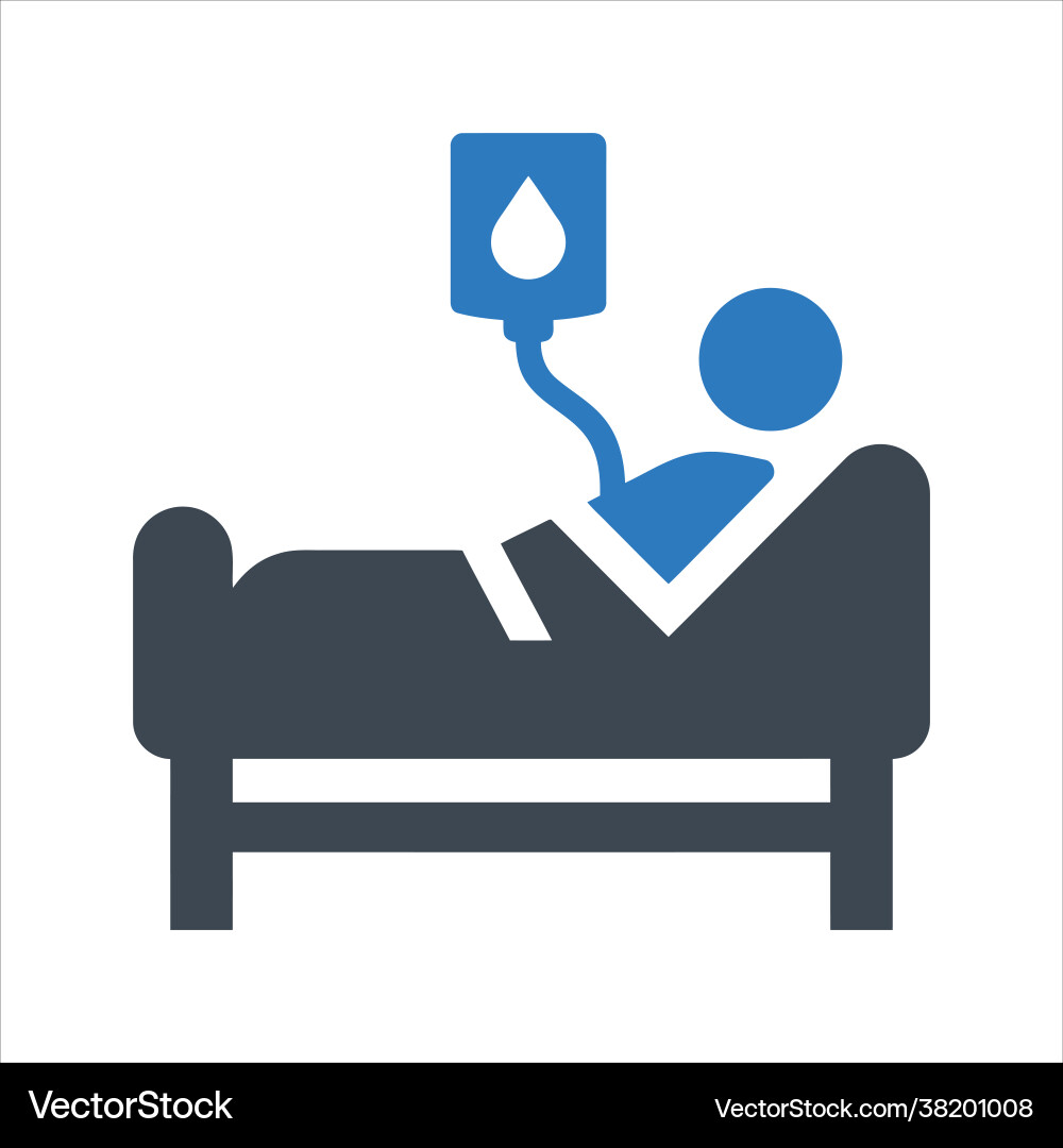 Bluttransfusionssymbol und Glyph Bluttransfusionssymbol und Glyph Vektorbild