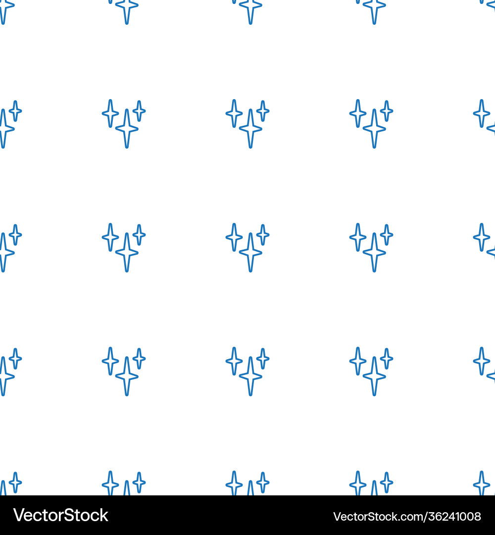 Clean icon pattern seamless white background vector image