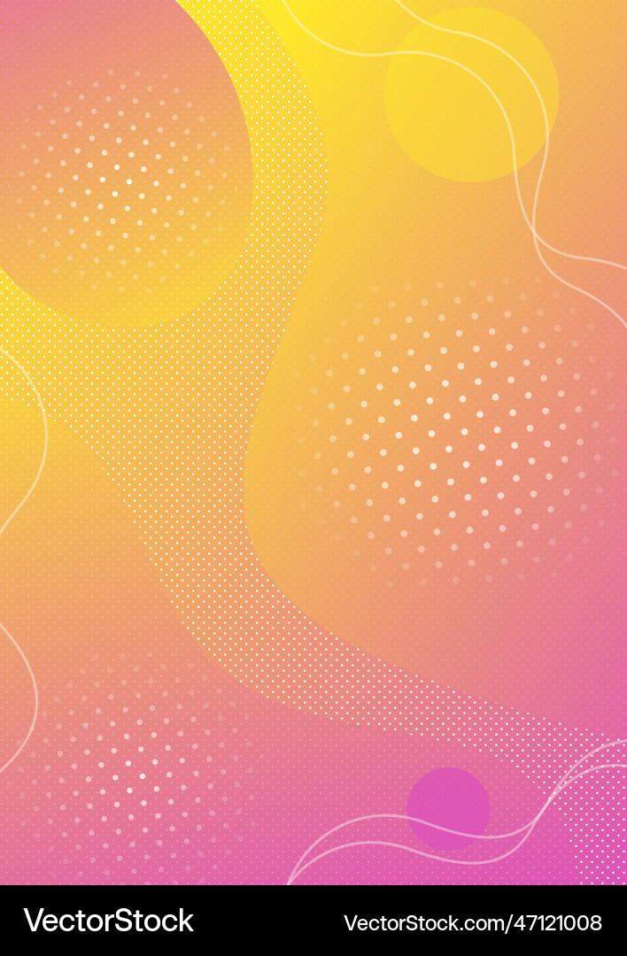 Cover template with fluid gradient shapes Cover template with fluid gradient shapes vector image