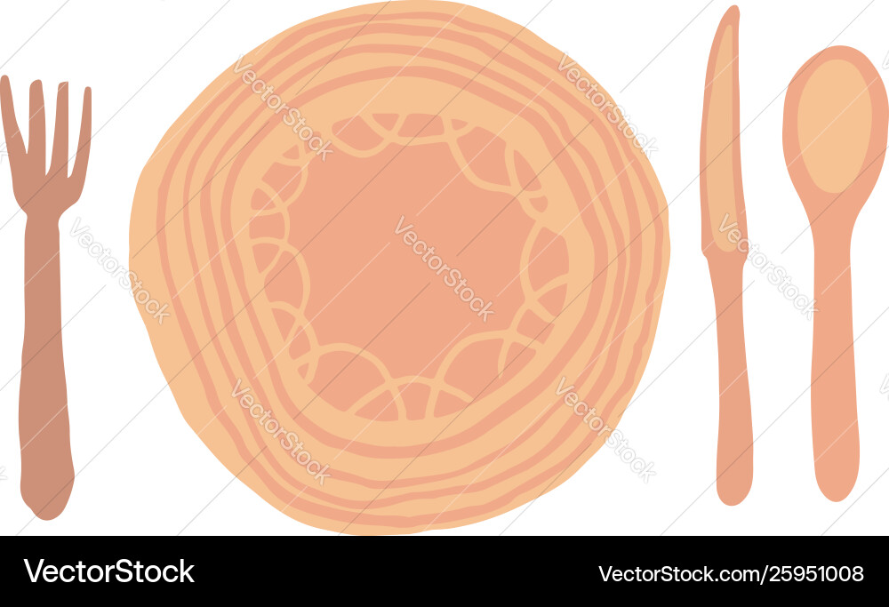 Diner object set isolated on light backdrop Diner object set isolated on light backdrop vector image