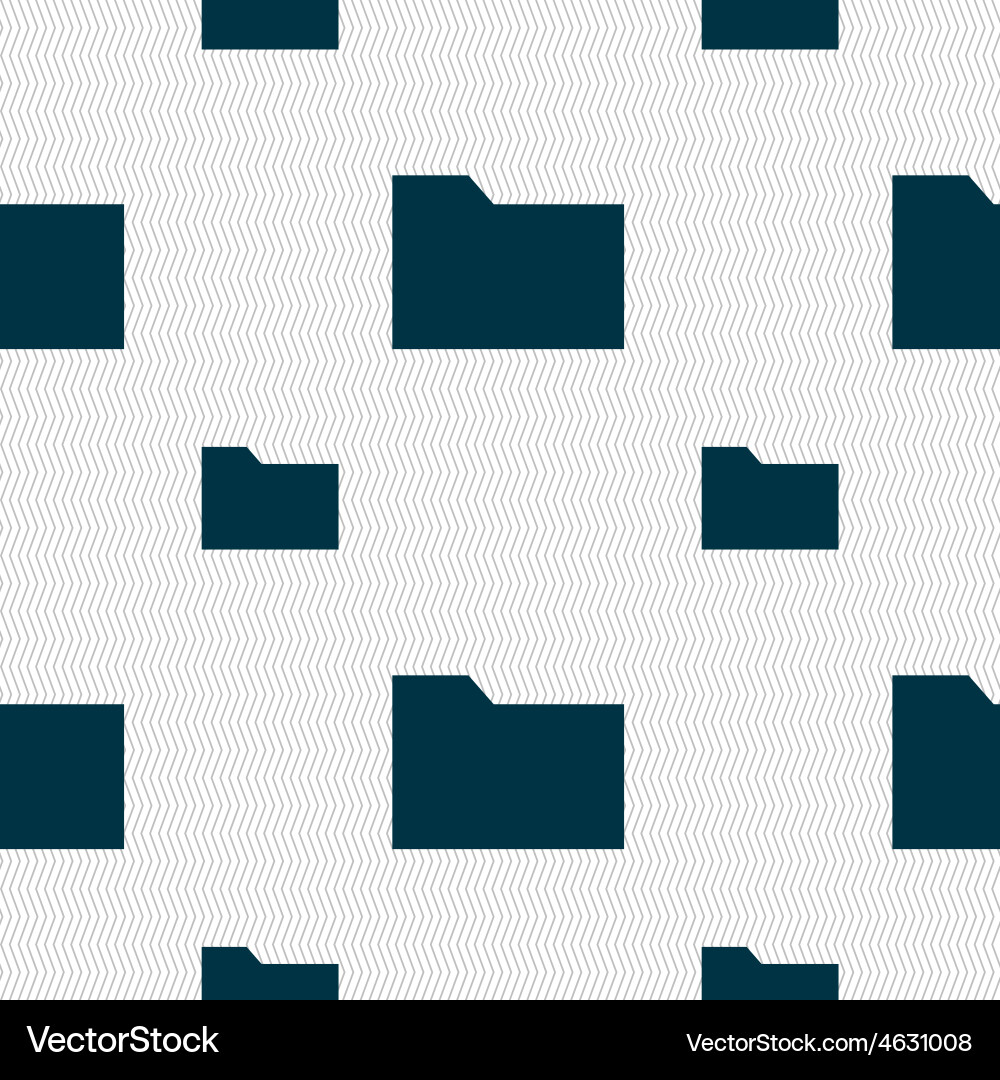 Document folder icon sign seamless pattern vector image