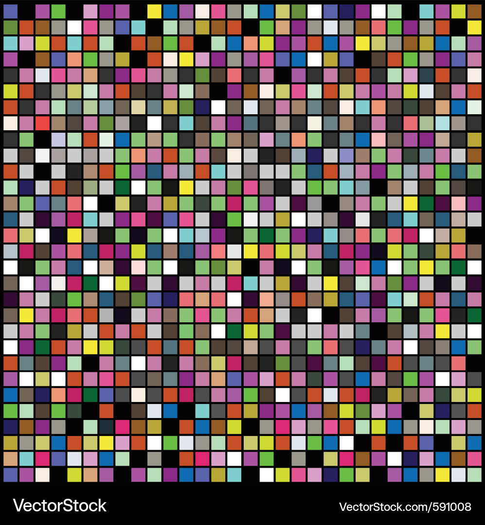 Geometric Checkerboard Pattern Vector Image