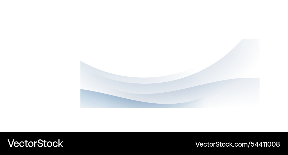 White abstract background with overlapping wavy White abstract background with overlapping wavy Vector Image