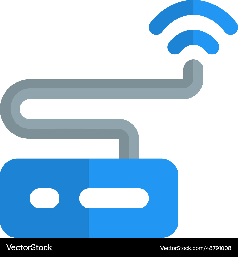Wireless usb hub used to connect devices vector image