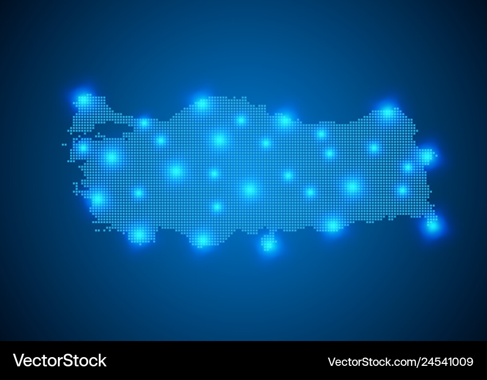 Abstract blue background with map internet line Abstract blue background with map internet line vector image