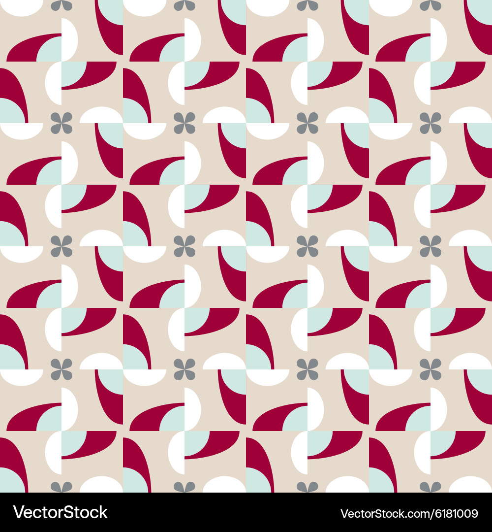 Abstract seamless pattern motif background vector image