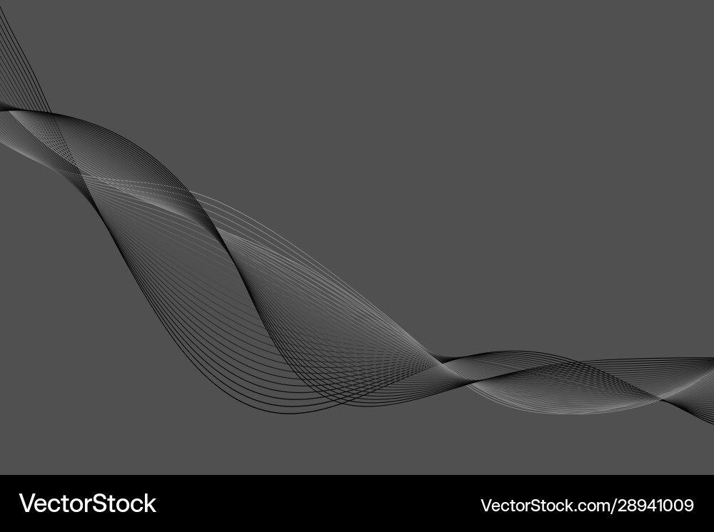 Abstract wave element for design Vector Image