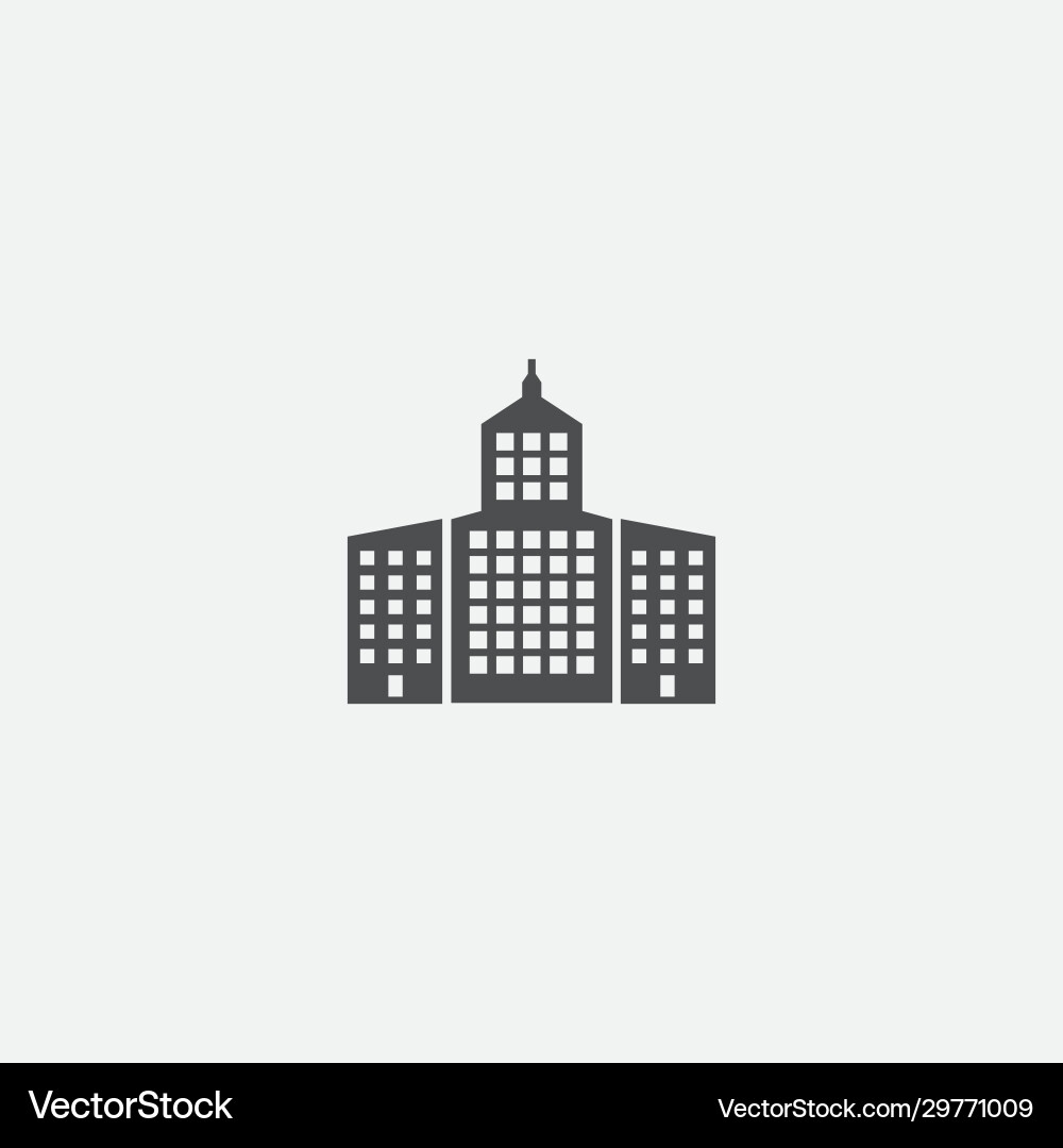Building icon vector image