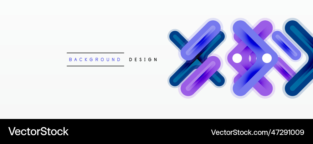 Cross line background minimal geometric template Cross line background minimal geometric template vector image