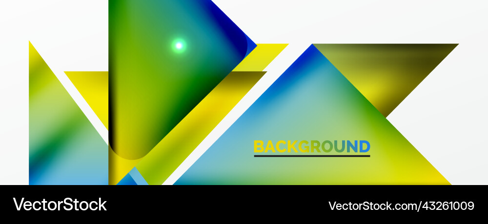Dynamic 3d geometric abstract background Vector Image