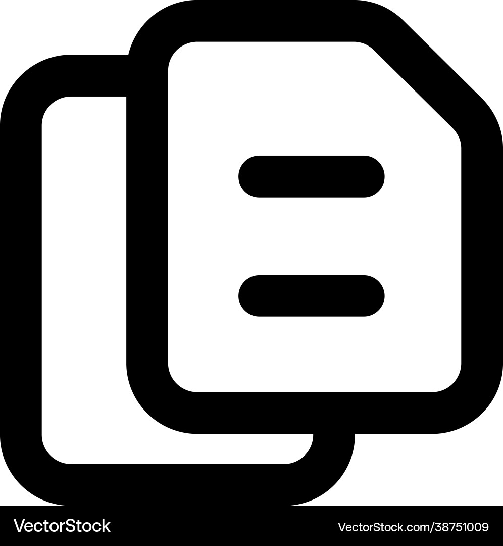 Files Vector Image