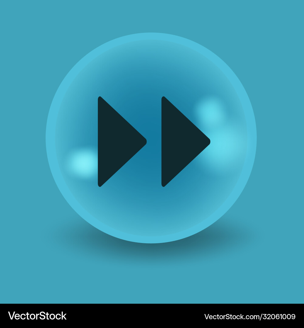 Flat modern design with shadow icon player Vector Image