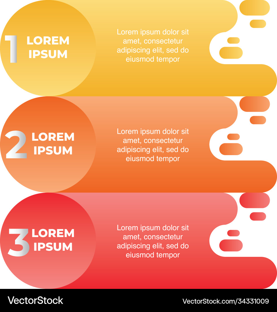 Infographic design template for workflow layout vector image
