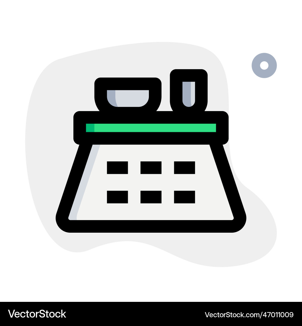 Kotatsu table with an underneath built-in heater vector image