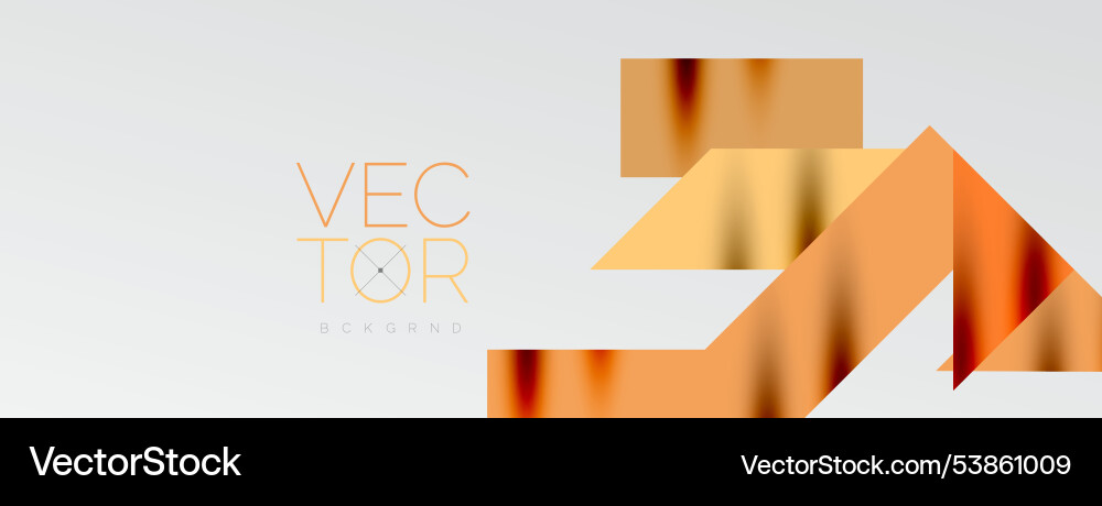 Minimal composition abstract lines and triangles Vector Image